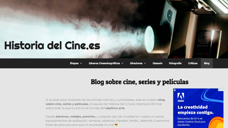 Buscador blog - Historia del Cine en Bitakoras