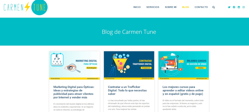 Buscador blog - Carmen Tune en Bitakoras