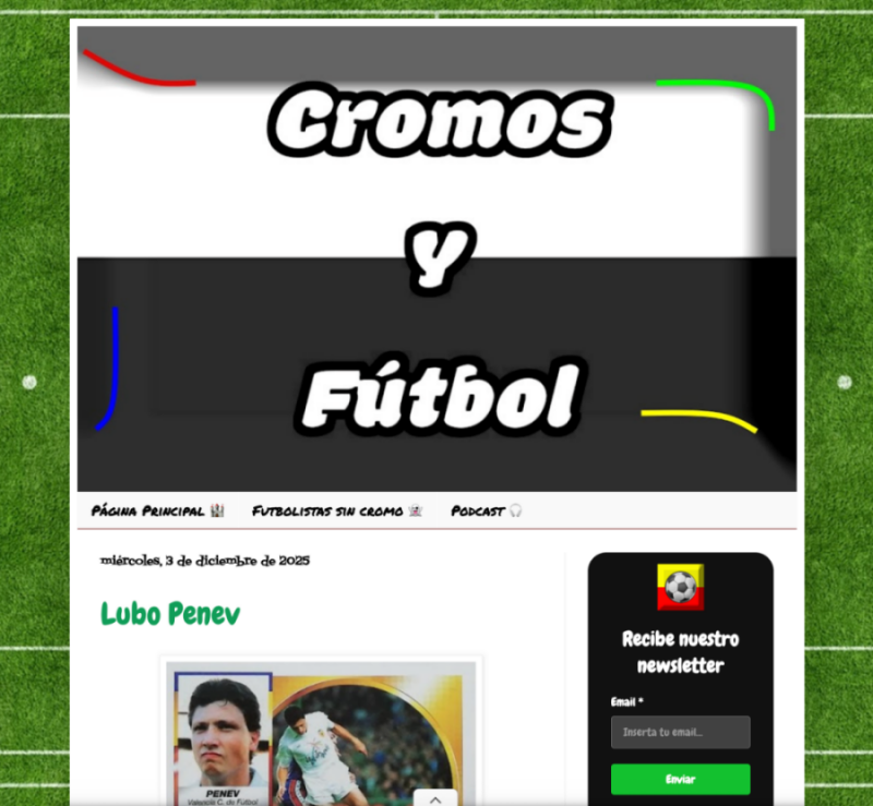 Buscador blog - Cromos y Fútbol en Bitakoras