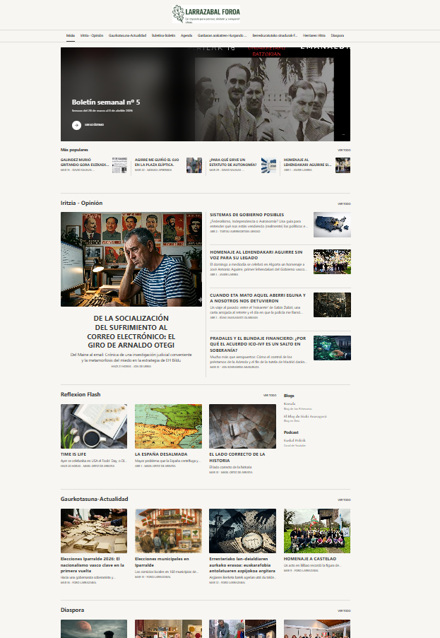 Buscador blog - Foro Larrazabal en Bitakoras