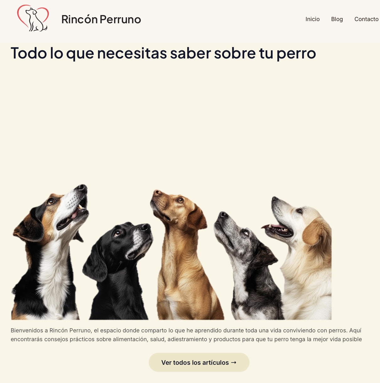 Buscador blog - Rincón Perruno en Bitakoras