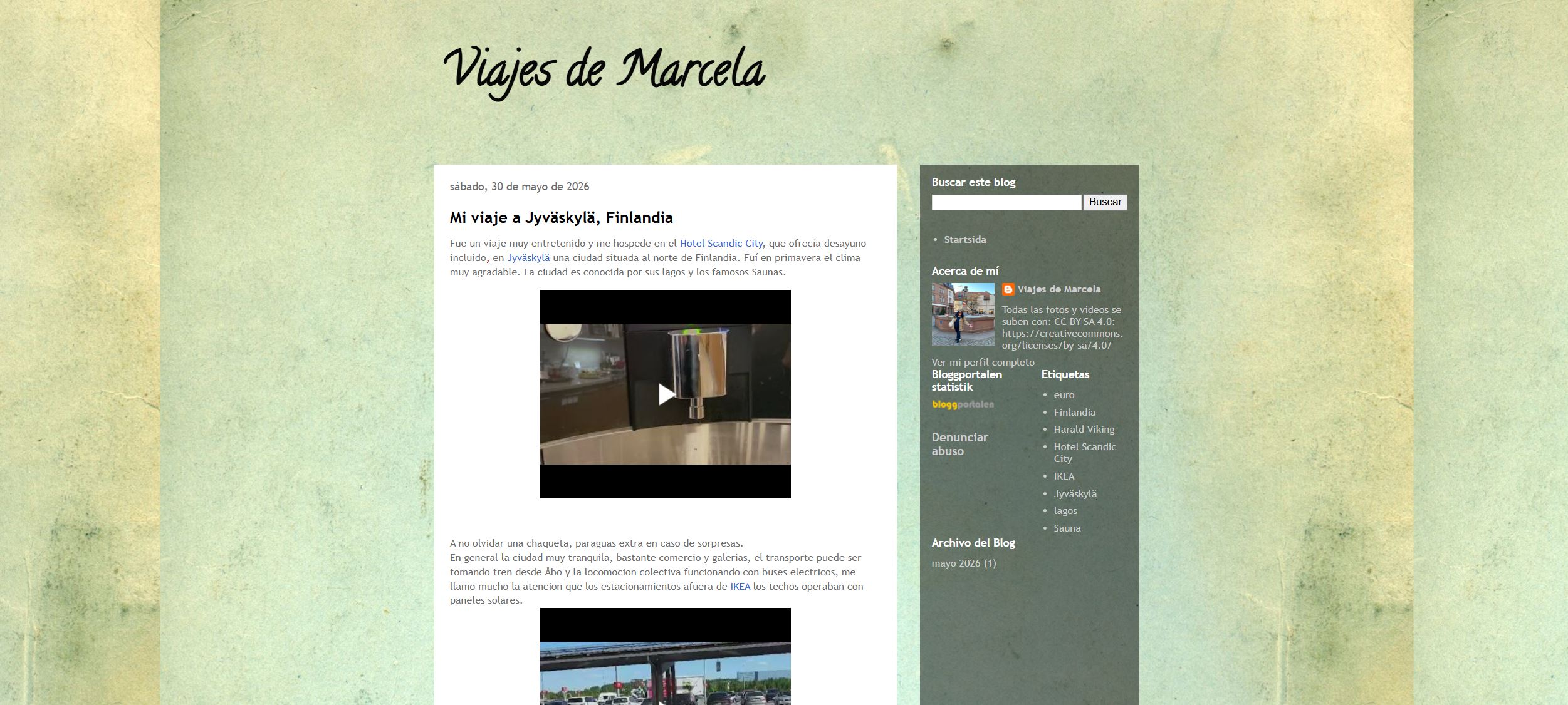 Buscador blog - Viajes de Marcela en Bitakoras